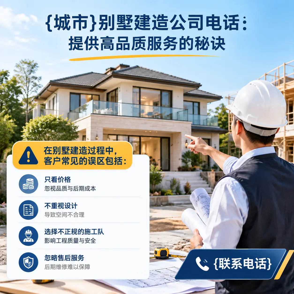 凤冈别墅建造公司电话:提供高品质服务的秘诀