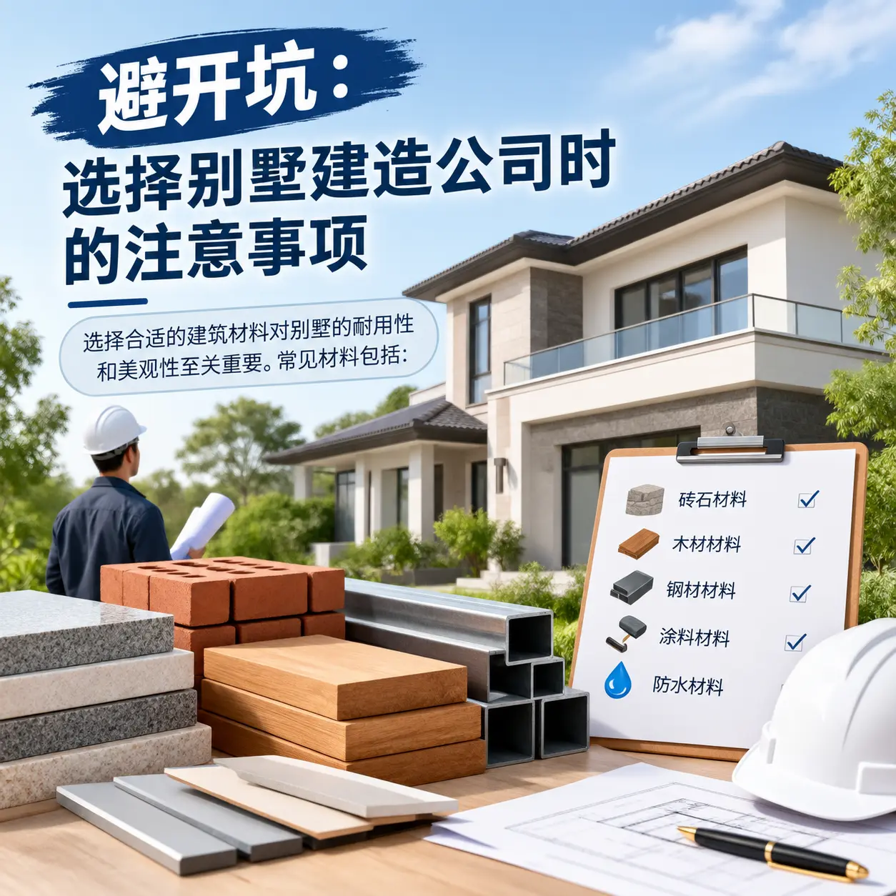避开坑:选择 凤冈 别墅建造公司时的注意事项