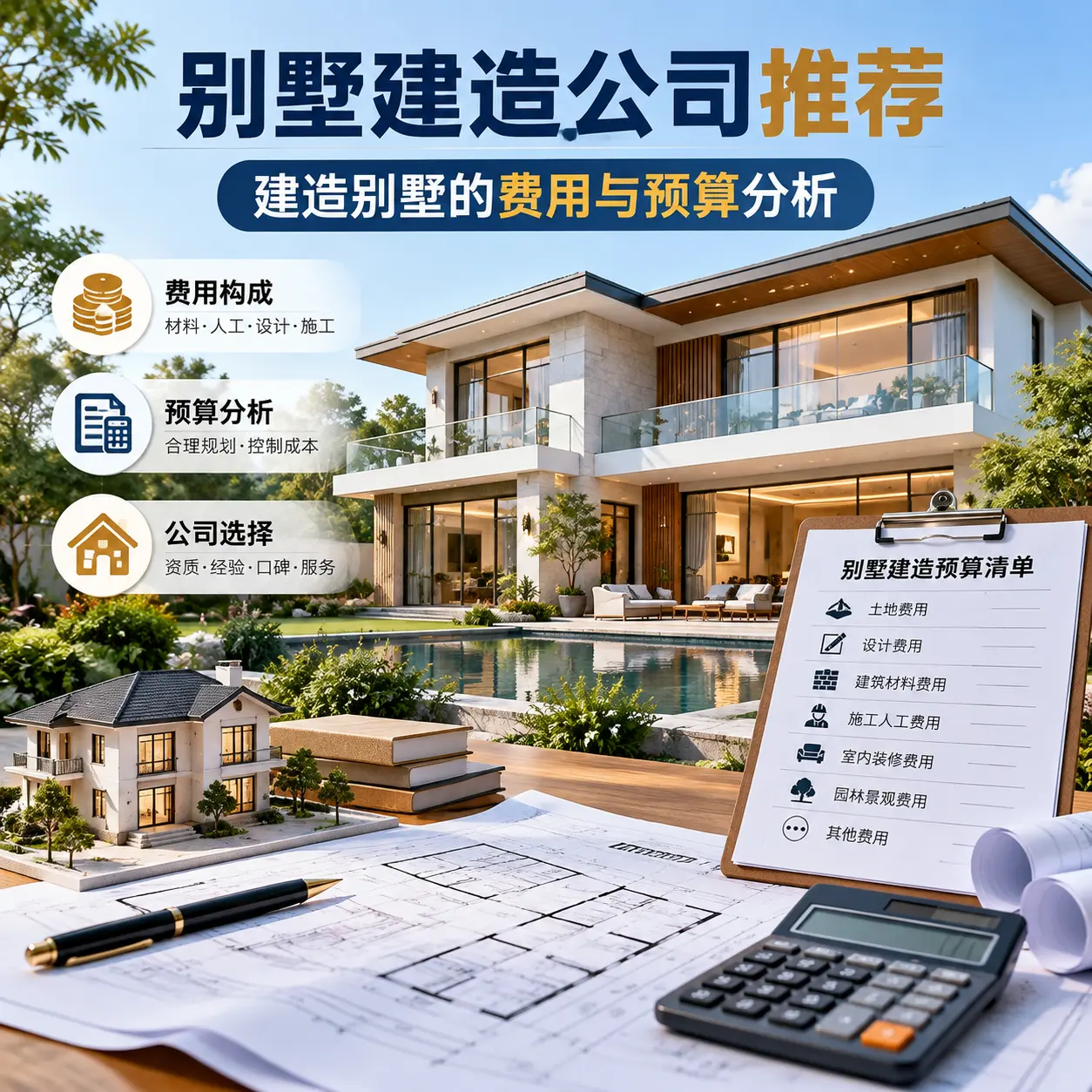 别墅建造公司推荐： 凤冈 建造别墅的费用与预算分析