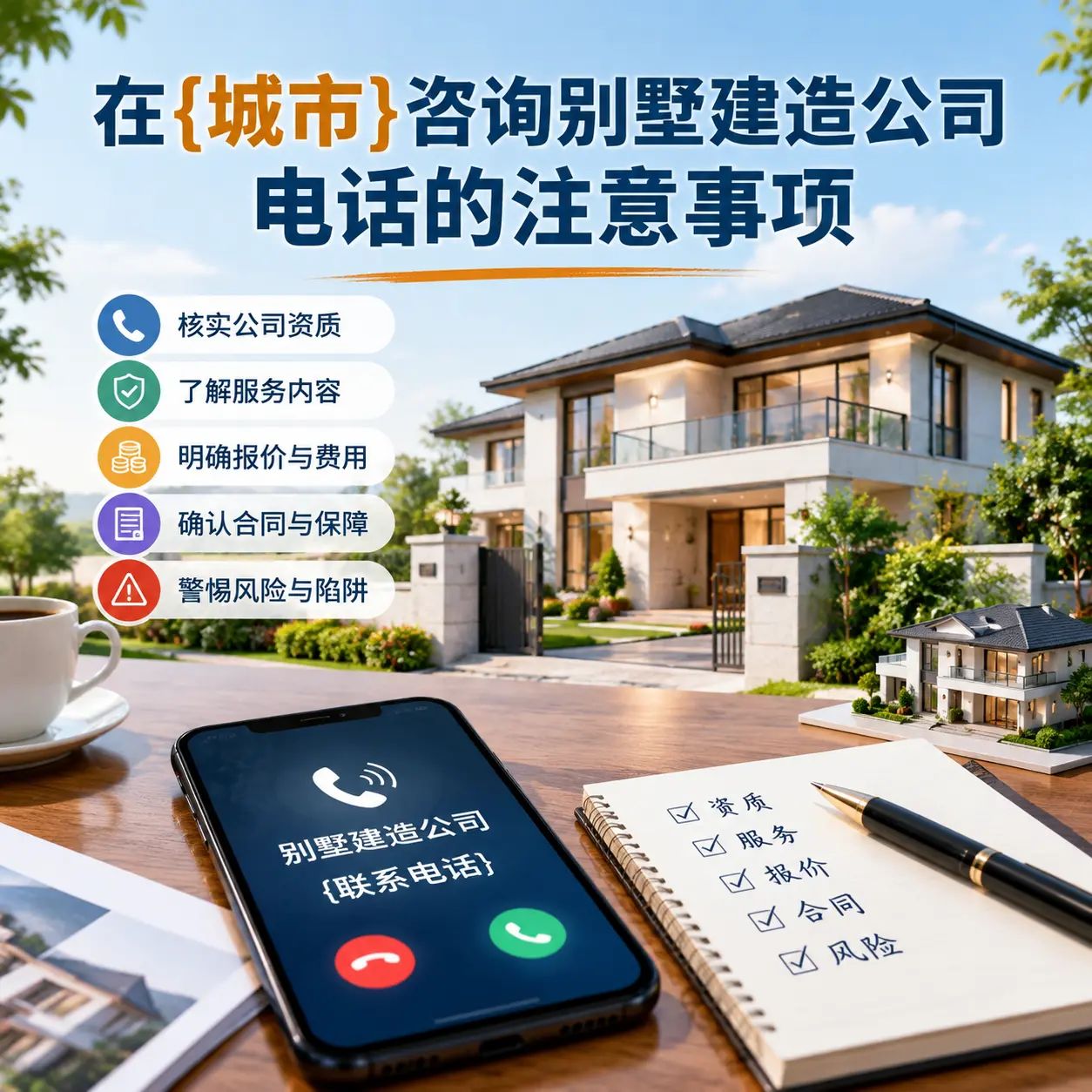在凤冈咨询别墅建造公司电话的注意事项