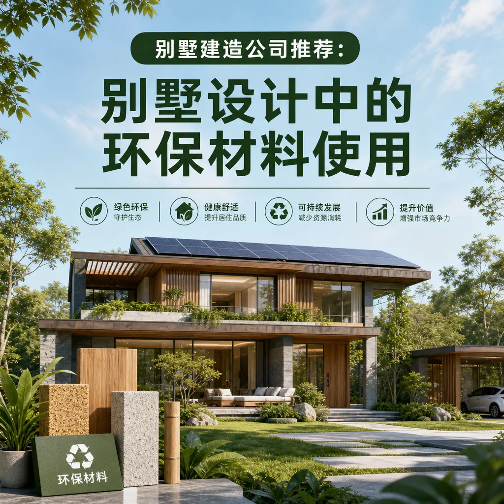 别墅建造公司推荐： 凤冈 别墅设计中的环保材料使用